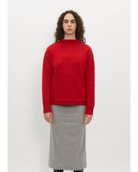 Totême - Wool Guernsey Knit Sweater - Lyst