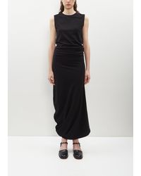 Lemaire - Fitted Twisted Jersey Dress - Lyst
