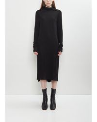 TOTEME - Viscose Jersey Cocoon Cape Dress - Lyst