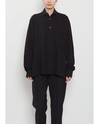 Setchu - Origami Cotton Polo Shirt - Lyst