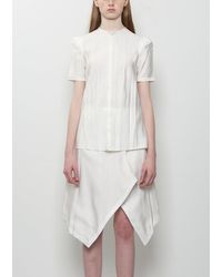 Lemaire - Creased Fitted Shirt - Lyst