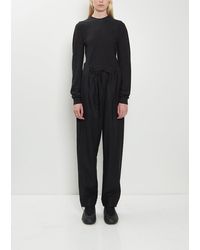 Lemaire - Drawstring Cashmere Pants - Lyst