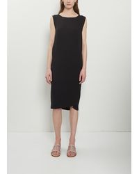 Dusan - Drape Back Silk Dress - Lyst