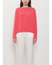 Apuntob - Wild Silk Boatneck Sweater - Lyst