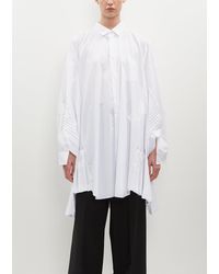 Junya Watanabe - Poly Pleated Blouse - Lyst