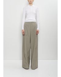 DRIES VAN NOTEN Pila cupro and cotton trousers パンツ Pila Cotton Cupro Pants – La Garçonne