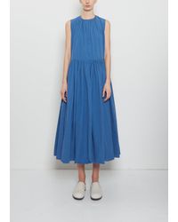 Casey Casey - Pomme Ruchee Cotton Dress - Lyst