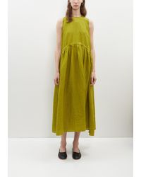 Apuntob - Linen Sleeveless Long Dress - Lyst