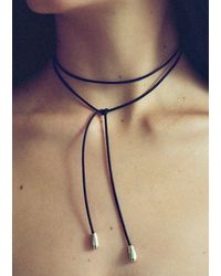 Sophie Buhai - Elegant Shoelace Choker - Lyst
