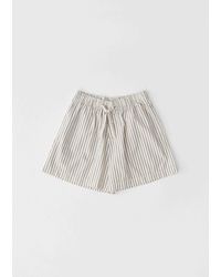 Tekla - Cotton Poplin Pyjamas Shorts - Lyst