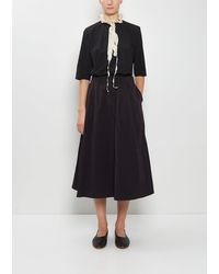 Apuntob - Cotton Pleated Skirt - Lyst