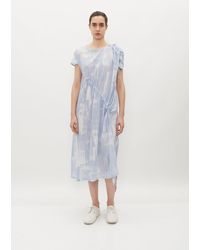 Y's Yohji Yamamoto - Printed Shirring Dress - Lyst
