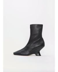 Dries Van Noten - Heeled Leather Ankle Boot - Lyst