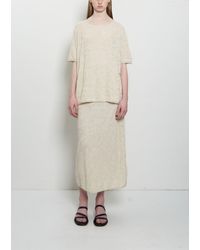 Lauren Manoogian - Terra Pima Cotton Knit Skirt - Lyst