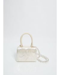 Simone Rocha Mini Handheld Case Bag - White