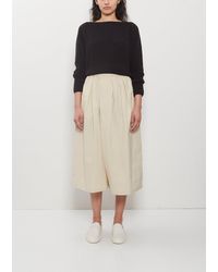 Apuntob - Technical Cotton Wide Trousers - Lyst
