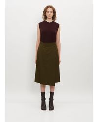 6397 - Tailored Wool Wrap Skirt - Lyst