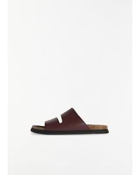 The Row - Band Leather Sandal - Lyst