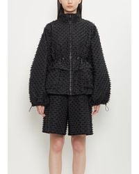 【Cecilie Bahnsen】ARLO JACKET ARLO | JACKET FIAMMA FIL-COUPÉ BLACK