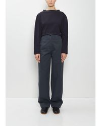 MHL by Margaret Howell - Slant Pocket Cotton Trousers - Lyst