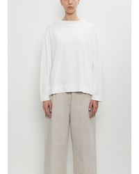 MHL by Margaret Howell - Organic Cotton Smock Neck T-shirt - Lyst