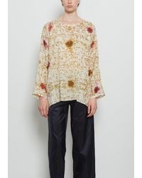 Dosa - Temple Blessings Silk Long Tunisian Top - Lyst