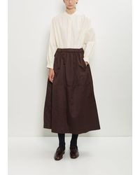 Casey Casey - Puffy Cotton Linen Skirt - Lyst