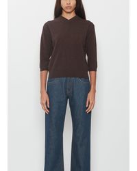 6397 - Elbow V-neck Cashmere Sweater - Lyst