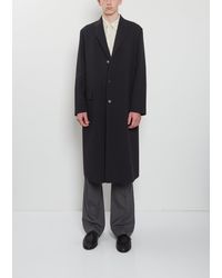 AURALEE - Structured Wool Hand-sewn Coat - Lyst