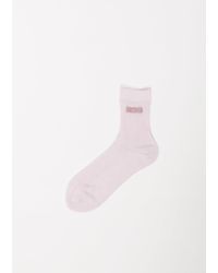 Antipast - Bow Ribbed Socks - Lyst