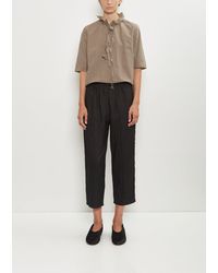 Apuntob - Linen Wool Tapered Pant - Lyst
