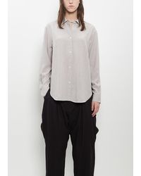 TOTEME - Wool Viscose Relaxed Shirt - Lyst