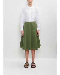 MHL by Margaret Howell Panelled Cotton Twill Scout Skirt in MHL by Margaret Howell Panelled Cotton Twill Scout Skirt in
