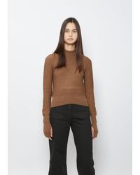 Lemaire Fitted Jumper - Brown