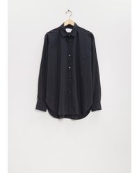 Stein Men - Silk Nylon Oversized Down Pat Shirt - Lyst