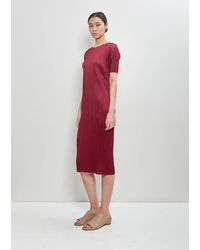 Pleats Please Issey Miyake - March Pleated Dress - Lyst