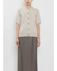 Loulou de Saison - Jodi Cashmere Short Sleeve Cardigan - Lyst