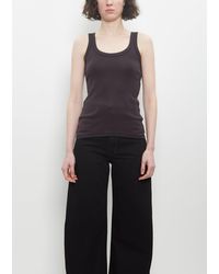 Lemaire - Cotton Rib Tank Top - Lyst