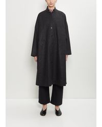 Apuntob - Wool Felt Long Coat - Lyst