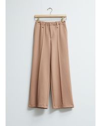 Issey Miyake Fit Wide Trousers - Brown