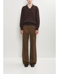 Carven - Cotton Pleat-front Trouser - Lyst