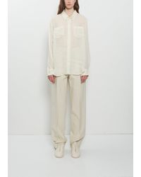 Dries Van Noten - Pilar Cotton Paper Pants - Lyst