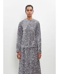 ELEH - Shine Velvet Penni Top - Lyst