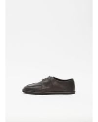 AURALEE - Leather Boat Shoes - Lyst