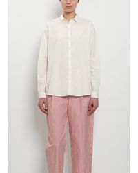 Apuntob - Mini Collar Cotton Shirt - Lyst