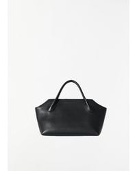The Row - Terrasse Bauletto Leather Handbag - Lyst