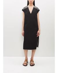 Antipast - Woven Embroidered Dress - Lyst