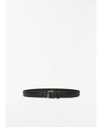 The Row - Classic Grain Leather Belt - Lyst