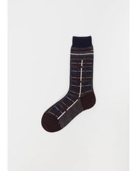 Antipast - Tartan Check Stretch Wool Socks - Lyst