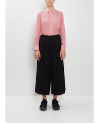 Comme des Garçons - Wide Pull-on Wool Pants - Lyst